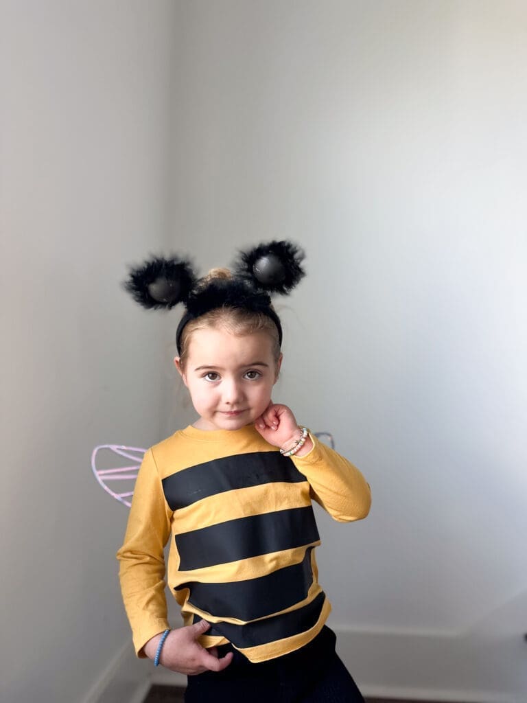 Quick & Adorable DIY Bee + Honey Sibling Halloween Costume Using a Cricut Maker 1 Cricut Halloween 18