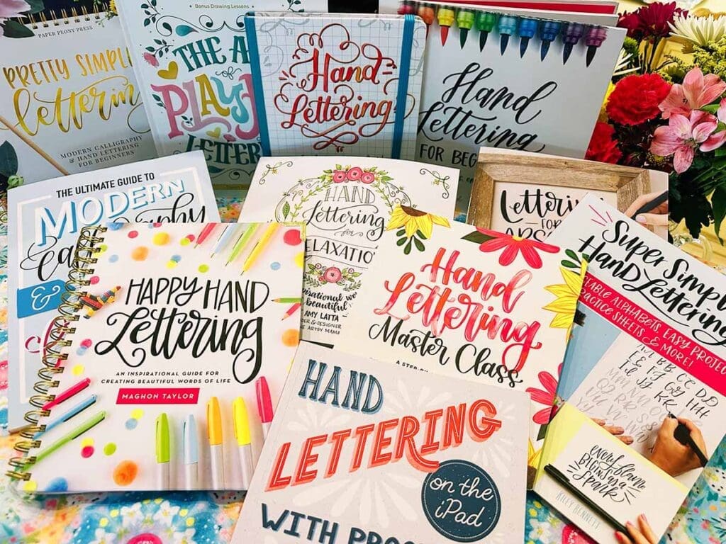 The 11 Best Books on Hand Lettering and Modern Calligraphy 1 Zappy Dots collection of 11 best books on hand lettering and modern calligraphy